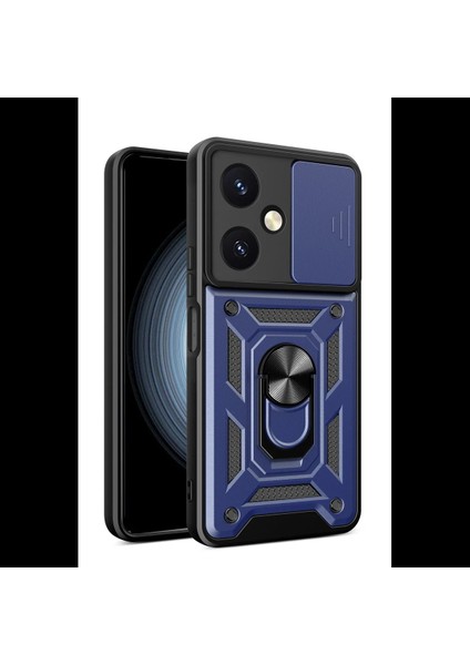 Vivo Y27 Kılıf Pars Lens Yüzüklü Silikon