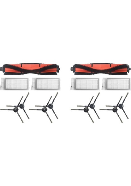 Roidmi Eve Için 14 Pcs Plus Robot Vakum Süpürge Ana Fırça Hepa Filtre Yan Fırçası Yedek Aksesuarlar Parçalar (Yurt Dışından)