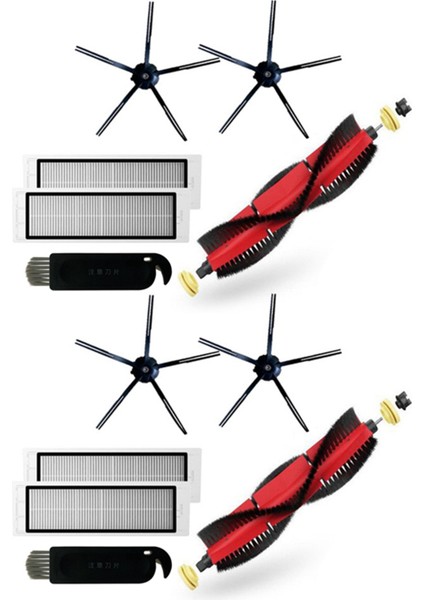 2 Xiaomi Roborock Için Set S5 Max S6 S50 S6 Maxv S4 E4 Aksesuarlar Çıkarılabilir Ana Fırça (Yurt Dışından)