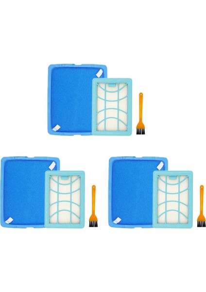 3x Philips Vakum Temizleyici Aksesuar Filtresi FC9732 FC9728 FC9735 Filtre Elemanları Hepa Filtre Pamuk (Yurt Dışından)