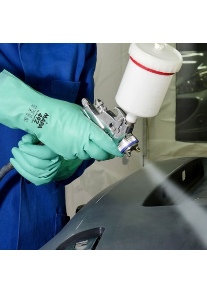 Ultranitril 492 Kimyasal Solvent Iş Eldiveni 32 cm No:8 fırsatları