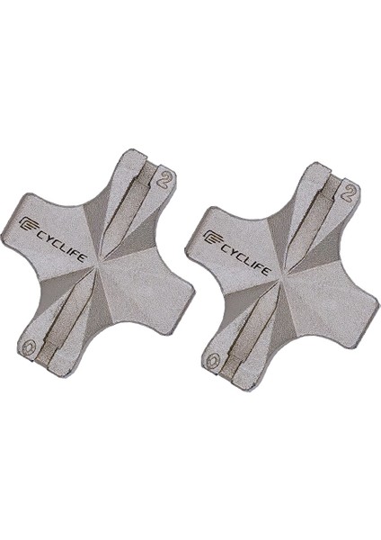 Cyclıfe 2 Paket Bisiklet Jant Anahtarı Mini Çelik Bisiklet Jant Anahtarı Bisiklet Jant Meme Anahtarı Bisiklet Tamir Aletleri (Yurt Dışından)