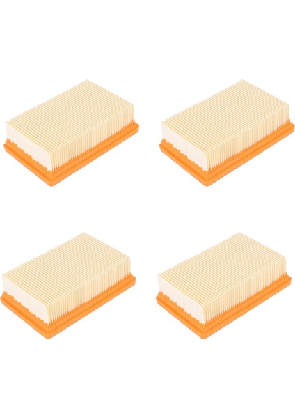 4x Vakum Süpürge Filtresi Karcher Düz Yemeli Mv4 Mv5 Mv6 Wd4 Wd5 Wd6 P Premium Wd5 (Yurt Dışından)
