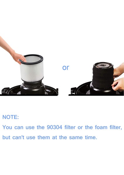 Çoğu Shop-Vac Vacmaster ve Genie Shop Vakum Süpürgesi Için Uygun 30 Paket 90585 Köpük Seti VF2001 Köpük Filtresi (Yurt Dışından) indirimleri