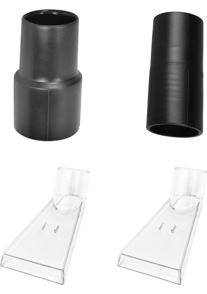 4pcs Döner Baş Vakum Temizleyici Nozul Temizleyici Fırça Emme Nozumu Adaptör Döner Kafa Halı Temizleyici Parçaları (Yurt Dışından)