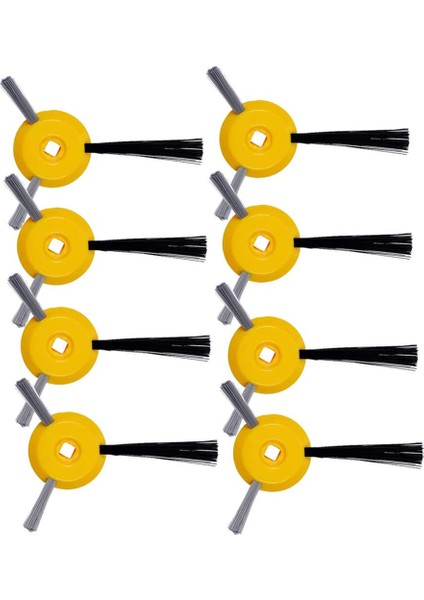 8 Paket Yan Fırçalar Köpekbalığı Iyon Robotu Için Uyumlu Yedek Parçalar R75 RV700 RV720 RV750 RV750C RV755 Vakum Süpürge (Yurt Dışından)