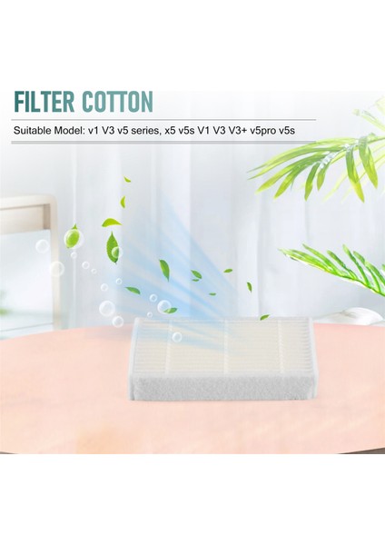 Ilıfe V5 V5S V3 V3S V5PRO V50 V55 X5 V5S Pro Robot Vakum Süpürge Parçaları Için 20 Pc Hepa Filtresi (Yurt Dışından) fırsatları