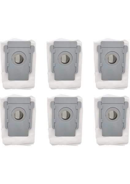 6pcs Yeniden Kullanılabilir Yükseltilmiş Elektrikli Süpürge Toz Torbası Irobot Oraya I7+ I3+ I4+ I6+ S9 (Yurt Dışından)