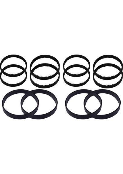 12PCS Bissell Proweat 2x Revolution Pet Pro Temizleyici Modelleri 1986 1964 2007 2007P Için 12PCS Yedek Vakum Kayışı Seti (Yurt Dışından)