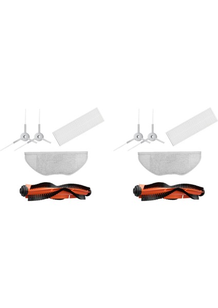 2 Xiaomi Mijia Için Set G1 Mjstg1 Mı Mop Essential Xiaomi Aksesuarları Ana Roller Fırça Hepa Filtre Mop Bezi (Yurt Dışından)