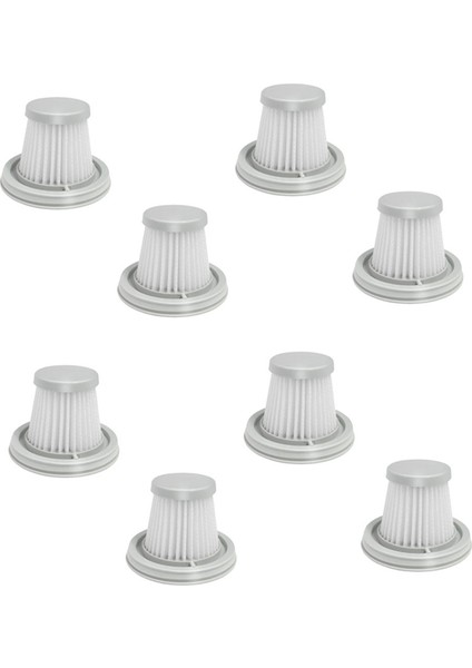 Xiaomi Mijia Için Uygun Kullanışlı Vakum Süpürge Aksesuarları Filtre Elemanları Elde Taşınmış Araba Mini Vakum Süpürge Filtresi 8 Pcs (Yurt Dışından)