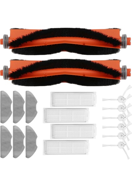Xiaomi Mi Robot Vakum Mop 2 Lite / Mi Robot Vakum Mop 2 Pro / MJST1SHW Parçalar Ana Yan Fırça Hepa Filtre Mop Rag (Yurt Dışından) fiyatları