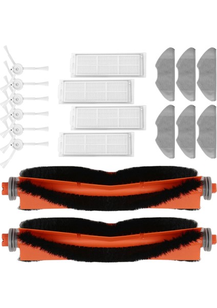 Xiaomi Mi Robot Vakum Mop 2 Lite / Mi Robot Vakum Mop 2 Pro / MJST1SHW Parçalar Ana Yan Fırça Hepa Filtre Mop Rag (Yurt Dışından) modelleri
