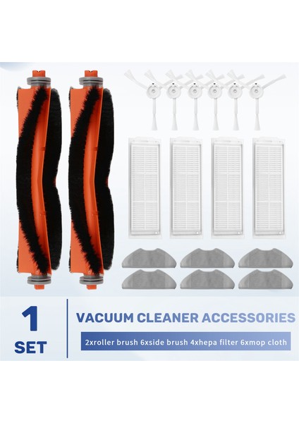 Xiaomi Mi Robot Vakum Mop 2 Lite / Mi Robot Vakum Mop 2 Pro / MJST1SHW Parçalar Ana Yan Fırça Hepa Filtre Mop Rag (Yurt Dışından) fırsatları