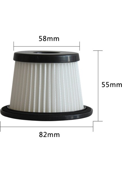 2x Yedek Yedek Parçalar Moosoo Için Uyumlu Hepa Filtresi K24 Kablosuz Vakum (Yurt Dışından) modelleri