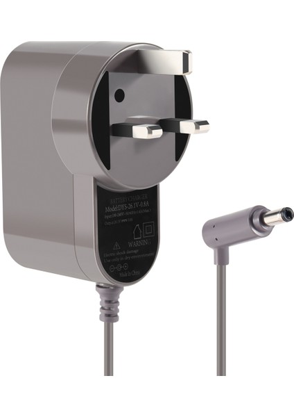 1 85M Kablo Hattı Şarj Cihazı Dyson Robot Vakum Süpürge V6 V7 V8 Ingiltere Fiş (Yurt Dışından)