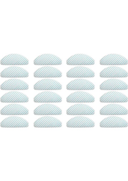 24 Paket Mikrofiber Paspaslar Ecovacs Deebot Ozmo T8 T8 Aıvı Vacuma Seğriçi Kurulum Bizimler Yedek Parçalar (Yurt Dışından)