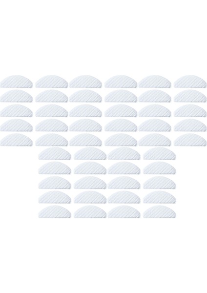 50PCS Ecovacs Deebot Ozmo T8 Vakum Süpürge Paspas Kumaşları Moping Pedler Yedek Parçalar (Yurt Dışından)