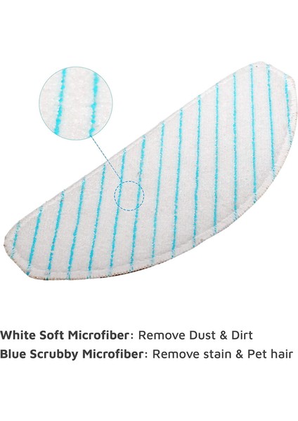 24 Paket Mikrofiber Paspaslar Ecovacs Deebot Ozmo T8 T8 Aıvı Vacuma Seğriçi Kurulum Bizimler Yedek Parçalar (Yurt Dışından) fiyatları