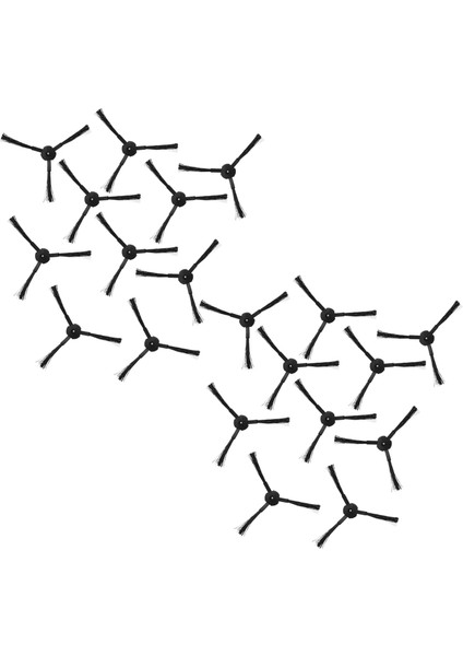Ilıfe V3 V5 V5 A4 A4 A4 A4S Robot Vakum Süpürge Için 20 Pack Yedek Yan Fırça (Yurt Dışından)
