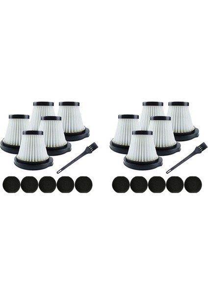 2 Deerma DX115 DX115S Için Hepa Filtre Seti DX115C Taşınabilir Vakum Süpürge Yedek Parçaları (Yurt Dışından)