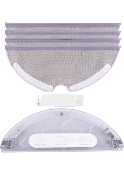 Xiaomi Dreame D9 D9 Max D9 Pro L10 Pro Trower Robot Lds Vakum Bulucu Yedek Parçalar Su Tankı Mop Rag (Yurt Dışından) modelleri