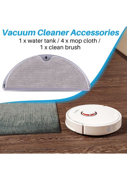Xiaomi Dreame D9 D9 Max D9 Pro L10 Pro Trower Robot Lds Vakum Bulucu Yedek Parçalar Su Tankı Mop Rag (Yurt Dışından) fırsatları