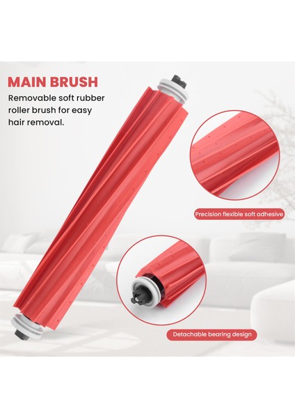 Roborock Için 7 Pc S7 T7S Filtre Çıkarılabilir Ana Fırça Mop Bezi Yan Fırça Vakum Süpürge Parçası (Yurt Dışından) indirimleri