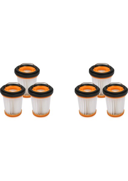 Köpekbalığı Iyonu Için 6x Yedek Filtre W1 Kablosuz Kumaş Filtresi El Vakum Filtresi W1 WV200 WV201 WV205 Parçaları Için (Yurt Dışından)