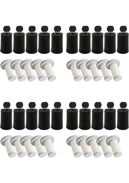20 Set Elektrikli Elektrikli Süpürge Hepa Filtre Sünger Filtre Kiti Deerma DX700 DX700S Vakum Yedek Parçalar Aksesuarları (Yurt Dışından)