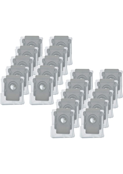 Irobot Oda Için 20 Paket Vakum Torbaları I7 I7+/plus S9+ (9550) Temiz Taban Otomatik Kir Bertaraf Torbaları (Yurt Dışından)