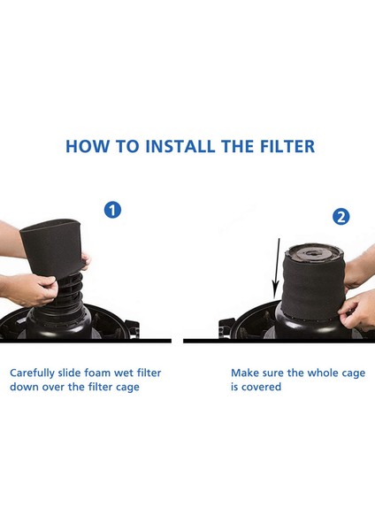 Çoğu Shop-Vac Vacmaster ve Genie Shop Vakum Süpürgesi Için Uygun 10 Paket 90585 Köpük Seti VF2001 Köpük Filtresi (Yurt Dışından) fiyatları