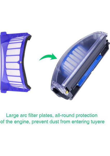 Irobot Roomba Için 2x Rulo Yan Fırça Filtre Tekerleği 600 Serisi 606 610 620 630 650 660 675 Vakum Süpürge Aksesuarları (Yurt Dışından) fiyatları