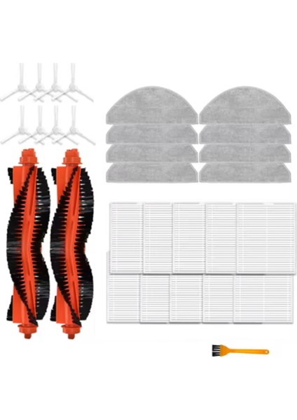 Xiaomi S20 / D106 Için 29 Pcs Süpürme Robot Aksesuarları Temizleyici Parçalar Değiştirme Ana Yan Fırça Pas Filtre Seti (Yurt Dışından) fırsatları