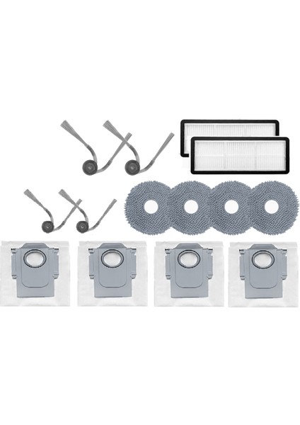 Roborock Qrevo Curv / P20 Pro Robot Vakum Süpürge Aksesuarları Için 14 Pcs Ultra Dayanıklı Aksesuarlar (Yurt Dışından)