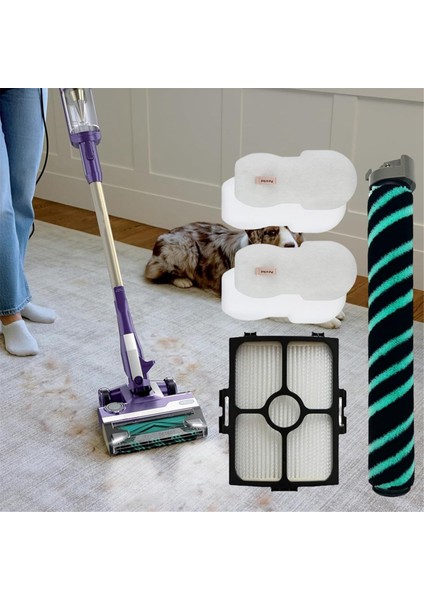 Ana Fırça Hepa Filtre Kiti Köpekbalığı HZ4002 Kablolu Çubuk Vakum Süpürge Parçaları Köpük ve Keçe Filtreleri (Yurt Dışından) modelleri