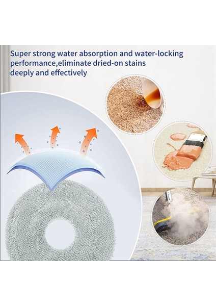 24PCS Dream L10S Pro Ultra ISI/X30 ULTRA/X30 PRO/S10 Pro Ultra Vakum Süpürgesinin Mop Pad&#39 I Değiştirme (Yurt Dışından) modelleri