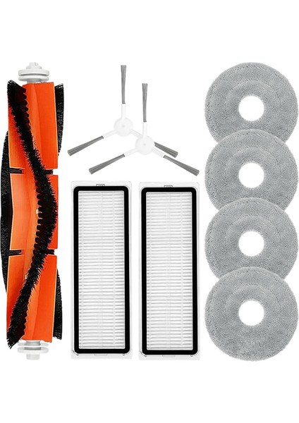 Xiaomi S20 Plus S20+ Robot Vakum Süpürge Ana Yan Fırça Hepa Filtre Mop Bezi Yedek Parçalar Aksesuarları (Yurt Dışından)