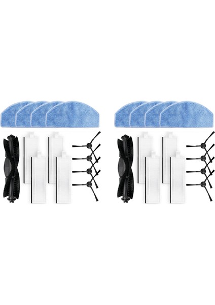 Laresar Evol Için 2set 3 Robot Vakum Süpürge Yedek Yedek Parçalar Hepa Filtre Mop Pad (Yurt Dışından)