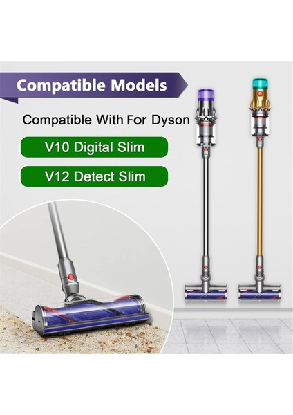 Dyson V10 Digital Slim V12 Için Hızlı Bırakma Motorhead Temizleyici Ince Modelleri Algılama Vakum Süpürge Kafası Değiştirme Parçaları (Yurt Dışından) modelleri