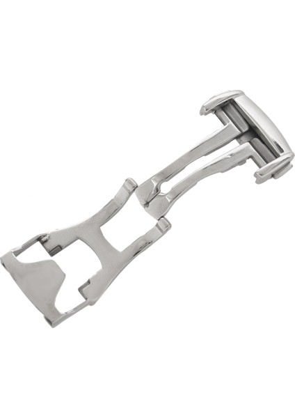 Omega Için 20MM Paslanmaz Çelik Dağıtıcı Saat Kayışı Katlanır Toka Toka, Pürüzsüz #20MM (Yurt Dışından) fırsatları