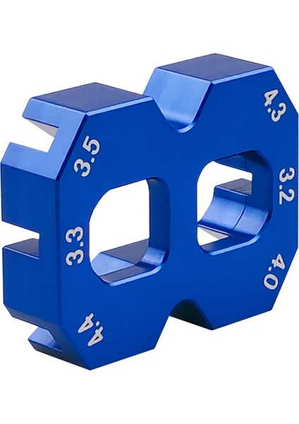 Mini Bisiklet Konuştu Anahtarı Jant Anahtarı Bisiklet Tamir Aracı Dayanıklı Taşınabilir El Aletleri, Mavi (Yurt Dışından)