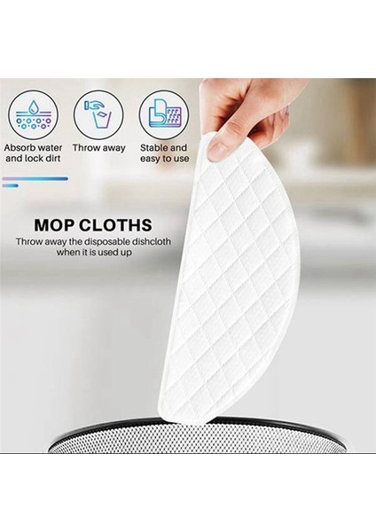 180PCS Ecovacs Deebot Ozmo T8 Vakum Süpürge Paspas Kumaşları Bozluk Pedler Yedek Parçalar (Yurt Dışından) fırsatları