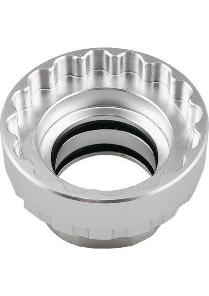 Bisiklet 12 Hız Aynakol Kilit Halkası Adaptörü Temizleme Aracı Aynakol Kurulum Araçları M7100 M8100 M9100, Gümüş (Yurt Dışından)