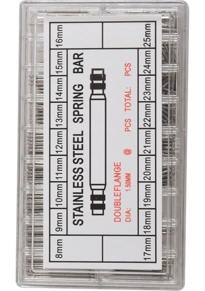 360 Adet Paslanmaz Çelik Saat Kayışı Yaylı Çubuklar Kayış Bağlantı Pimleri 6-25MM Tamir Kiti (Yurt Dışından) fiyatları