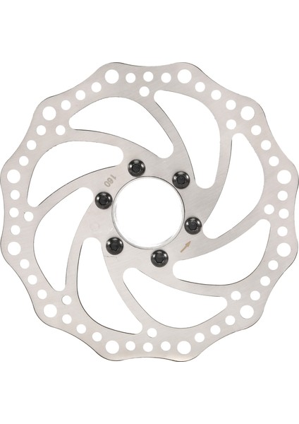 Bisiklet Fren Diski Rotor 160MM Paslanmaz Çelik Yol Bisiklet Fren Diski Aksesuarları 48MM Flanş Çapraz Delik (Yurt Dışından)