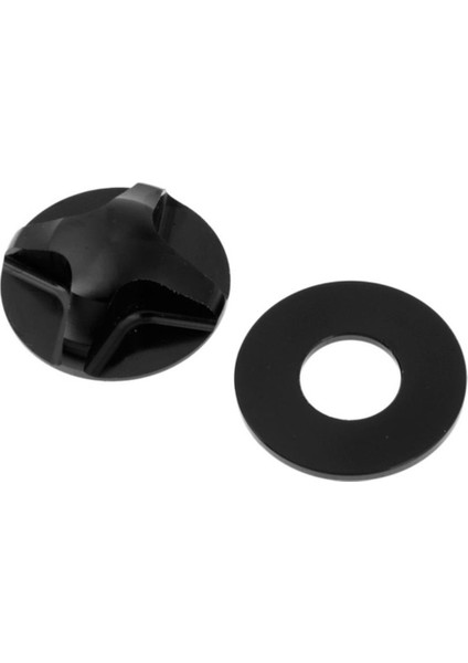 Bisiklet Çatal Kapağı Ön Gaz Omuz Kapakları Alüminyum Alaşımlı Nozul Dağ Bisikletleri Için Bisiklet Ön Çatal-Siyah (Yurt Dışından)