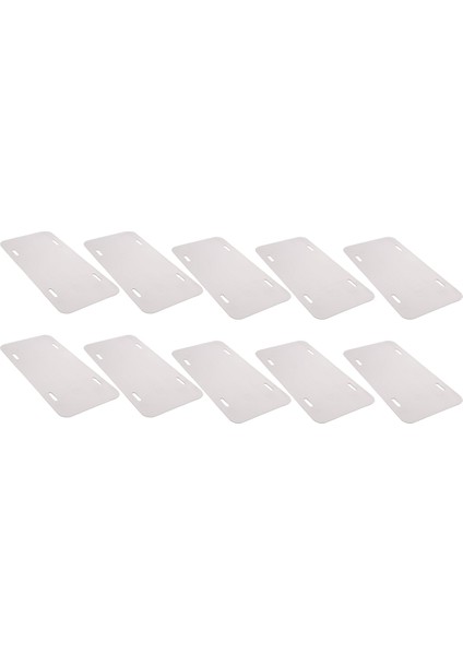 6 Inç x 3 Inç 10 Paket Süblimasyon Plaka Boşlukları, Isı Termal Transfer Dıy Resim, Alüminyum Plaka Etiketi (Yurt Dışından) modelleri