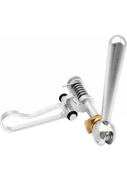 Titanyum Aks Bisiklet Sele Borusu Kelepçesi Brompton Katlanır Bisiklet Bisiklet Sele Borusu Hızlı Çıkarma Kelepçesi 3sıxty Gümüş (Yurt Dışından)