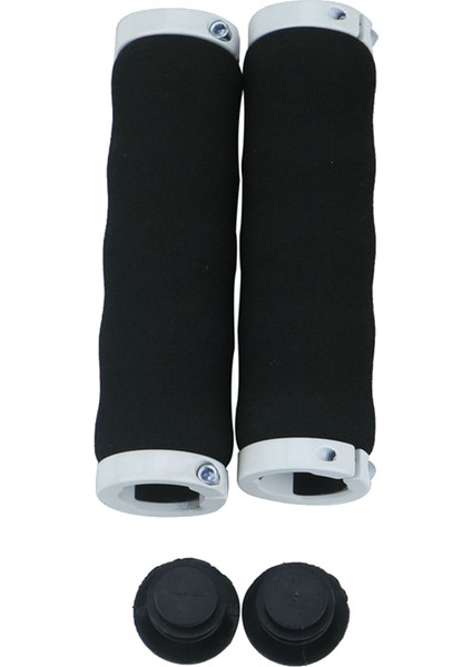 Bisiklet Gidon Kapağı Dağ Bisikleti Sünger Gidon Kapağı Gidon Elektrikli Gidon Kapağı, Beyaz (Yurt Dışından)